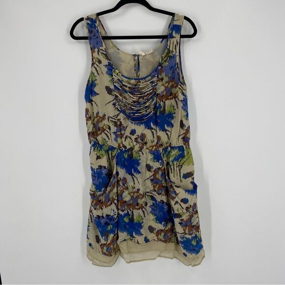 Dresses & Skirts - Covet Women’s Scoop Neck Sleeveless Floral Mini A Line Dress size L